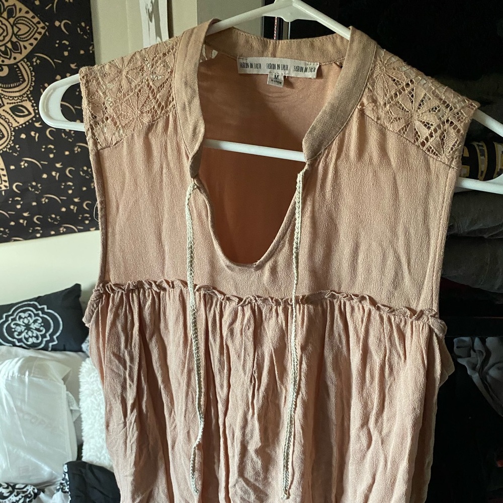 Pink/Blush Flowy Dress